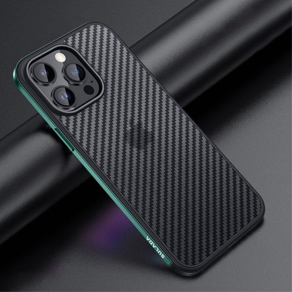 Sulada iPhone 14 Pro Max Cover Luxury Series Grøn