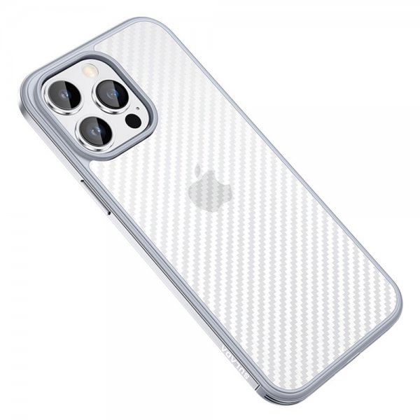 Sulada iPhone 14 Pro Max Cover Luxury Series Sølv