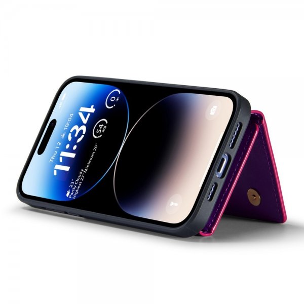 Dg.Ming iPhone 14 Pro Max Cover M3 Series Aftagelig Kortholder Lilla