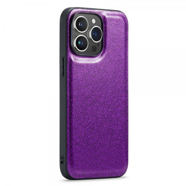 Dg.Ming iPhone 14 Pro Max Cover M3 Series Aftagelig Kortholder Lilla