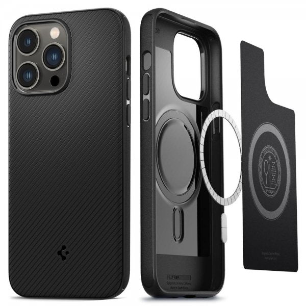 Spigen iPhone 14 Pro Max Cover Mag Armor MagFit Mat Sort