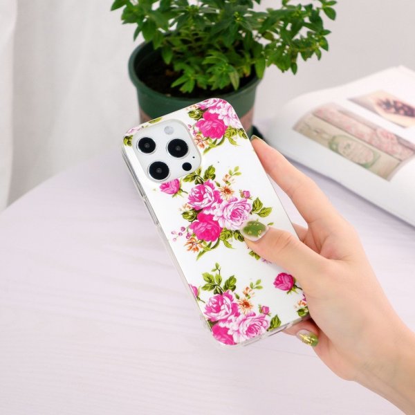 iPhone 14 Pro Max Cover Motiv Rosa Roser