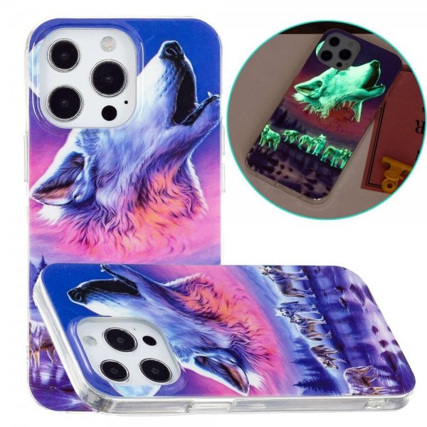 iPhone 14 Pro Max Cover Motiv Hylende Ulv