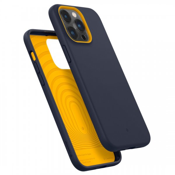 Caseology iPhone 14 Pro Max Cover med Skærmbeskytter Nano Pop 360 Blueberry Navy