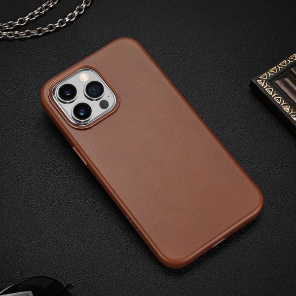 Dux Ducis iPhone 14 Pro Max Cover Naples Series MagSafe Lysebrun