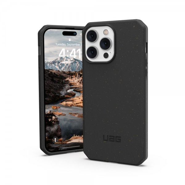 Urban Armor Gear (UAG) iPhone 14 Pro Max Cover Outback Biologisk Nedbrydeligt Cover Sort