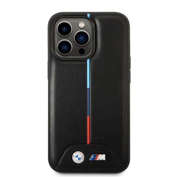 BMW iPhone 14 Pro Max Cover Quilted Sort