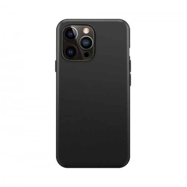 Xqisit iPhone 14 Pro Max Cover Silikone Sort