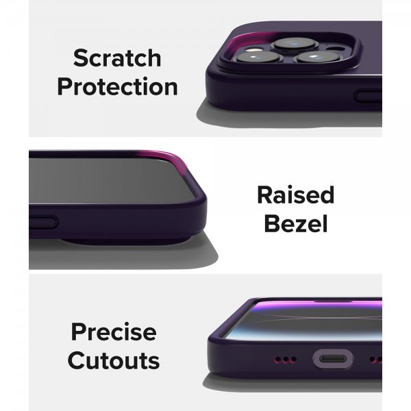 Ringke iPhone 14 Pro Max Cover Silikone Deep Purple