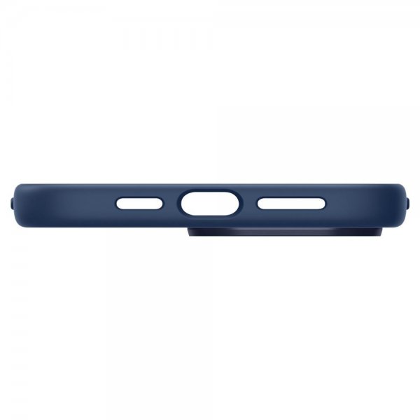 Spigen iPhone 14 Pro Max Cover Silicone Fit MagFit Navy Blue