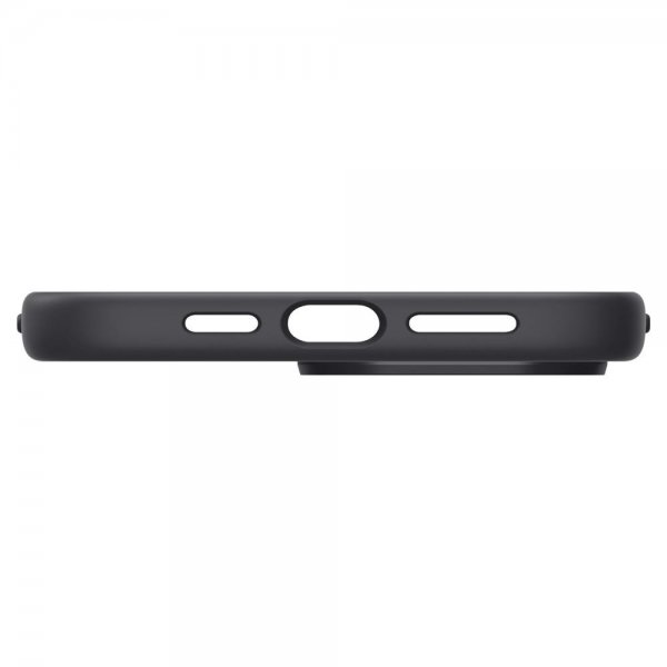 Spigen iPhone 14 Pro Max Cover Silicone Fit MagFit Sort