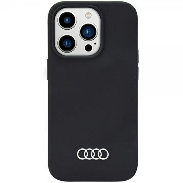 Audi iPhone 14 Pro Max Skal Silikone Sort