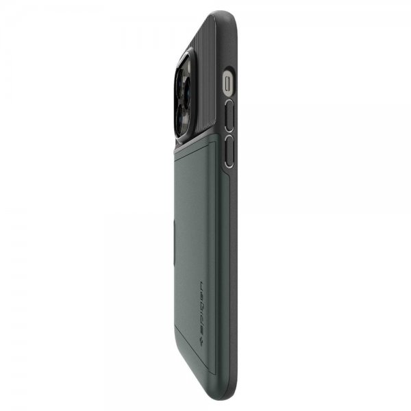Spigen iPhone 14 Pro Max Cover Slim Armor CS Abyss Green