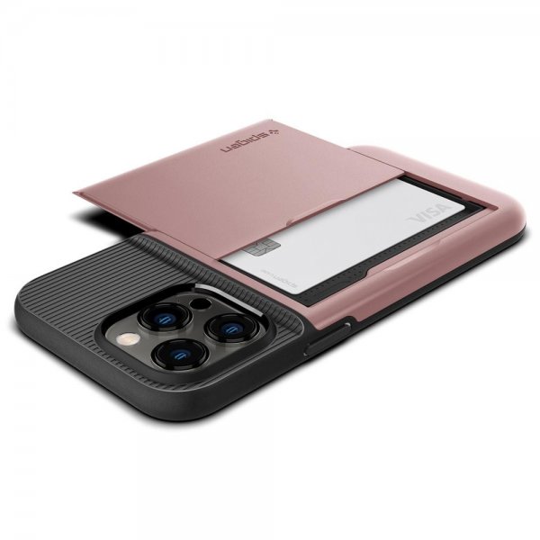 Spigen iPhone 14 Pro Max Cover Slim Armor CS Rosaguld