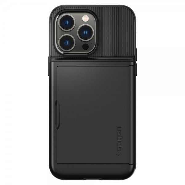 Spigen iPhone 14 Pro Max Cover Slim Armor CS Sort