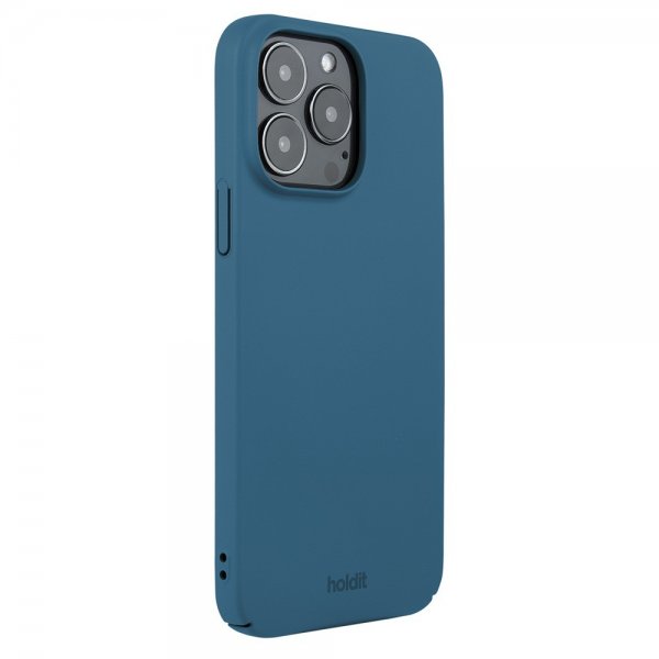 holdit iPhone 14 Pro Max Cover Slim Case Denim Blue