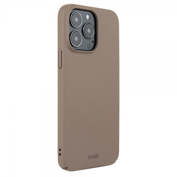holdit iPhone 14 Pro Max Cover Slim Case Mocha Brown