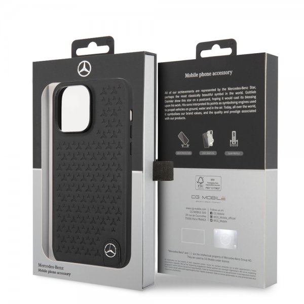 Mercedes Benz iPhone 14 Pro Max Cover Star Pattern Sort