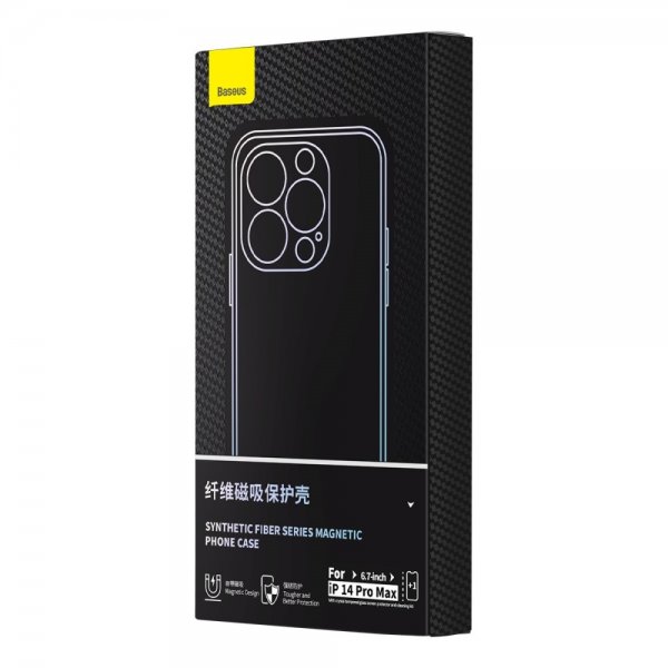 Baseus iPhone 14 Pro Max Cover Synthetic Fiber MagSafe Sort