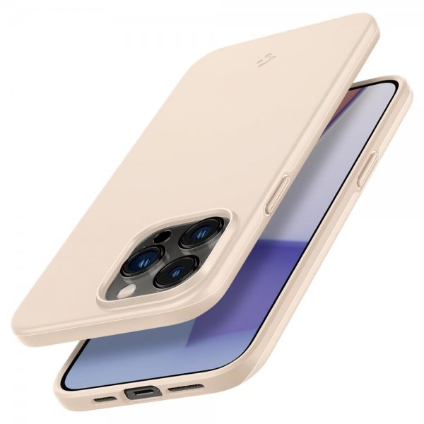 Spigen iPhone 14 Pro Max Cover Thin Fit Sand Beige
