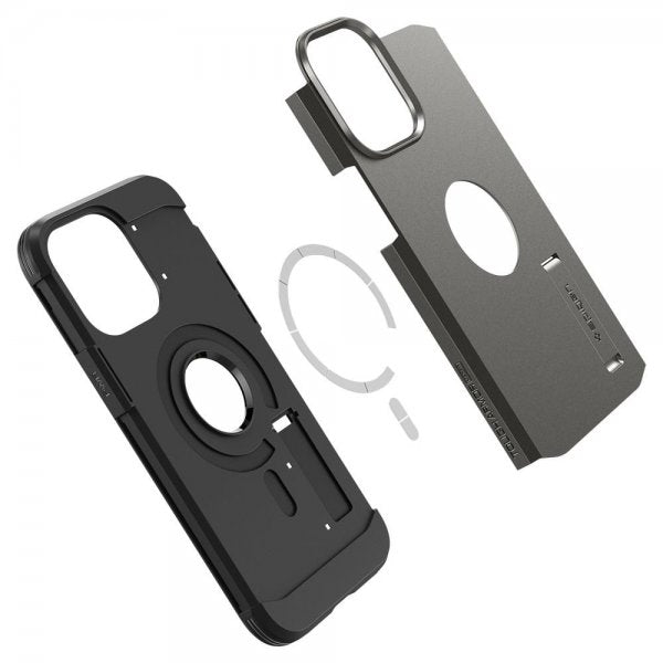 Spigen iPhone 14 Pro Max Cover Tough Armor MagFit Gunmetal