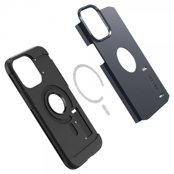 Spigen iPhone 14 Pro Max Cover Tough Armor MagFit Metal Slate