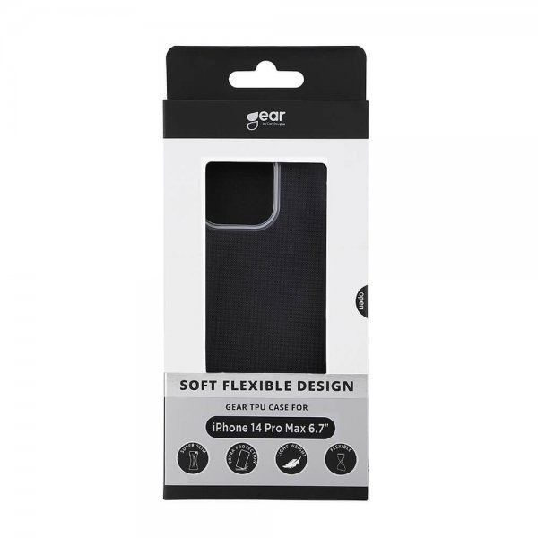 Gear iPhone 14 Pro Max Skal TPU Cover Transparent