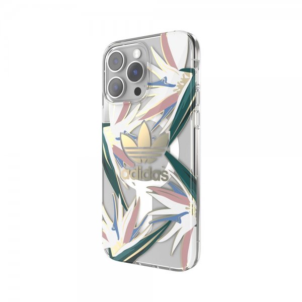 Adidas iPhone 14 Pro Max Cover Trefoil Clear Case MagSafe Gold