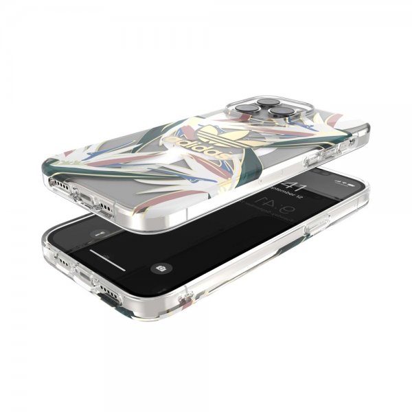 Adidas iPhone 14 Pro Max Cover Trefoil Clear Case MagSafe Gold