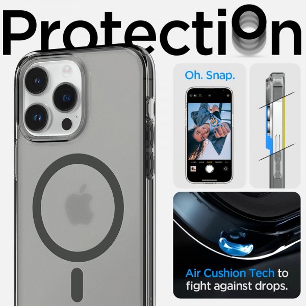 Spigen iPhone 14 Pro Max Cover Ultra Hybrid MagFit Frost Black