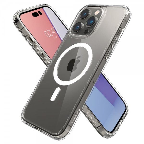 Spigen iPhone 14 Pro Max Cover Ultra Hybrid MagFit Hvid