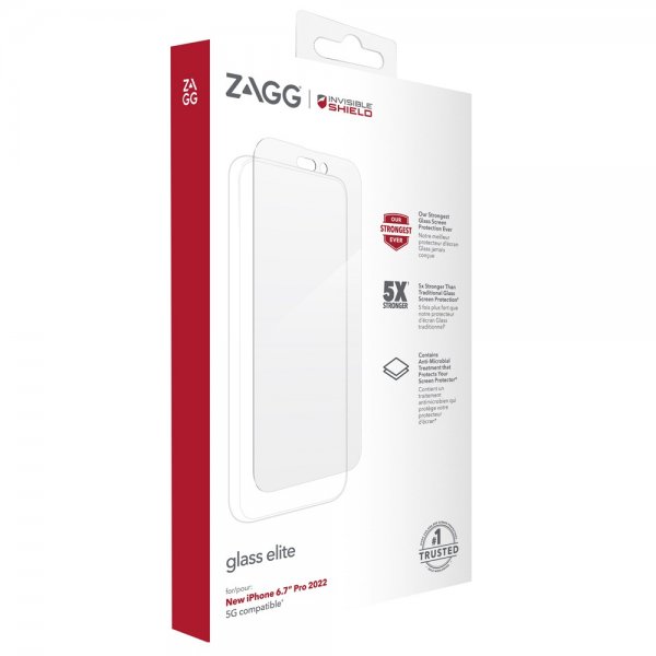 ZAGG InvisibleShield iPhone 14 Pro Max Skærmbeskytter Glass Elite