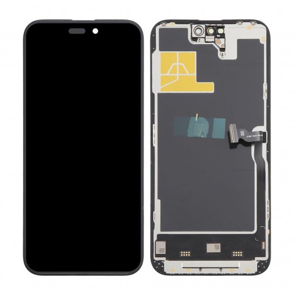 iPhone 14 Pro Max Soft OLED-skærm Høj Kvalitet Sort (DD mærke)