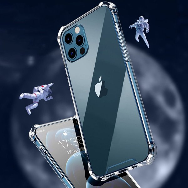iPhone 14 Pro Max Cover Forstærkede Hjørner Gennemsigtig
