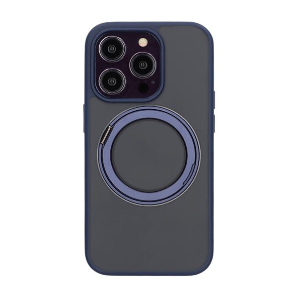 iPhone 14 Pro Cover Roterbart MagSafe Stativ Blå