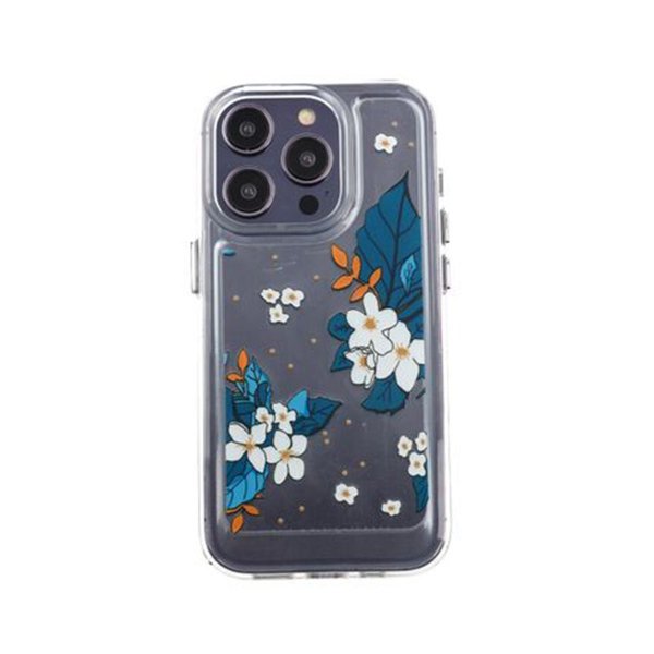 iPhone 14 Pro Cover Motiv Blå Blade