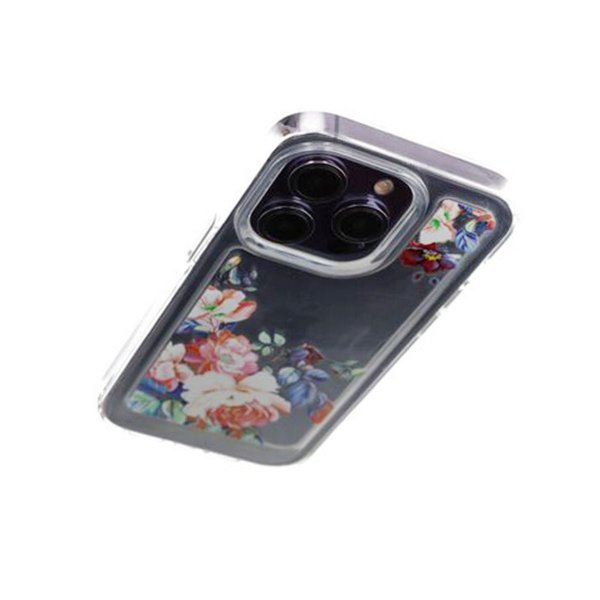 iPhone 14 Pro Cover Motiv Retro Blomster