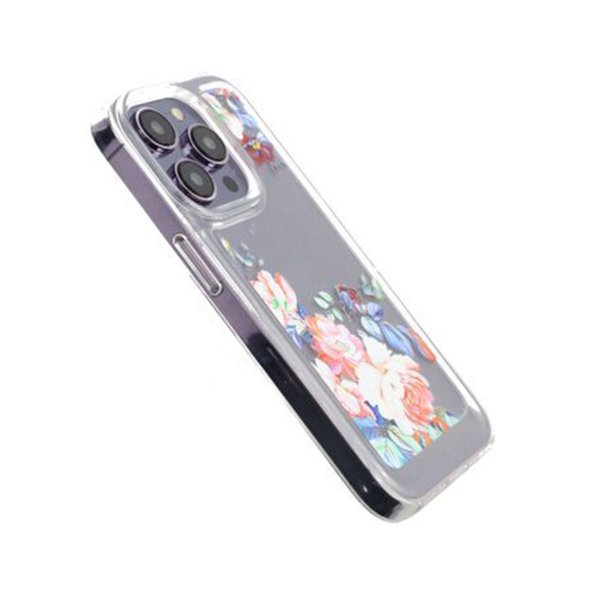 iPhone 14 Pro Cover Motiv Retro Blomster