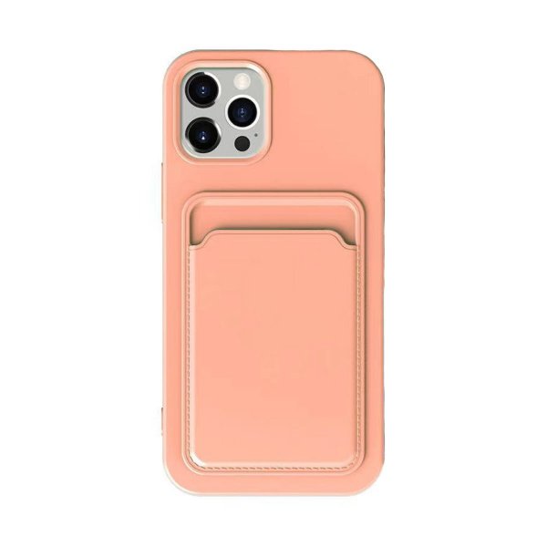 iPhone 14 Pro Cover Kortholder Rosa