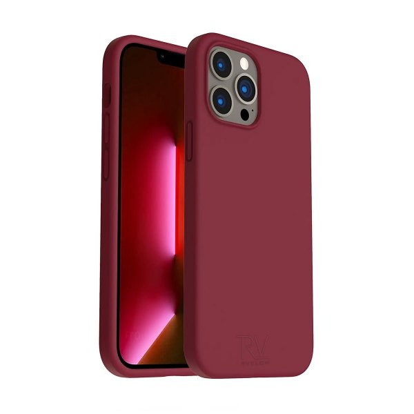 Rvelon iPhone 14 Pro Cover Silikone Rød
