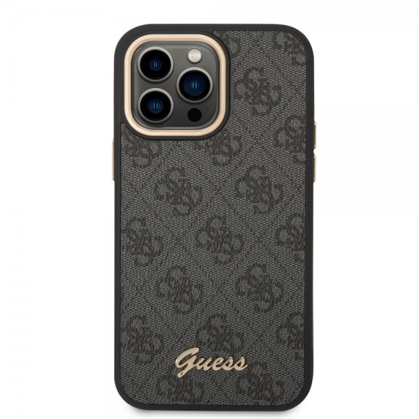 Guess iPhone 14 Pro Cover 4G Logo Sort