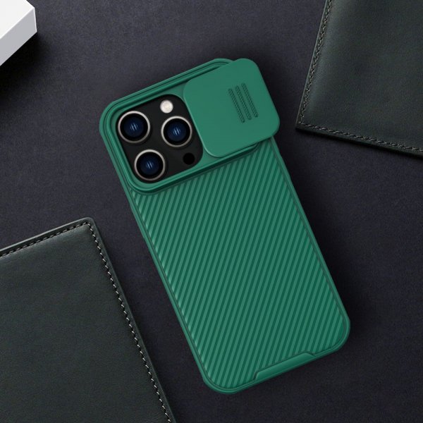 Nillkin iPhone 14 Pro Cover CamShield Grøn