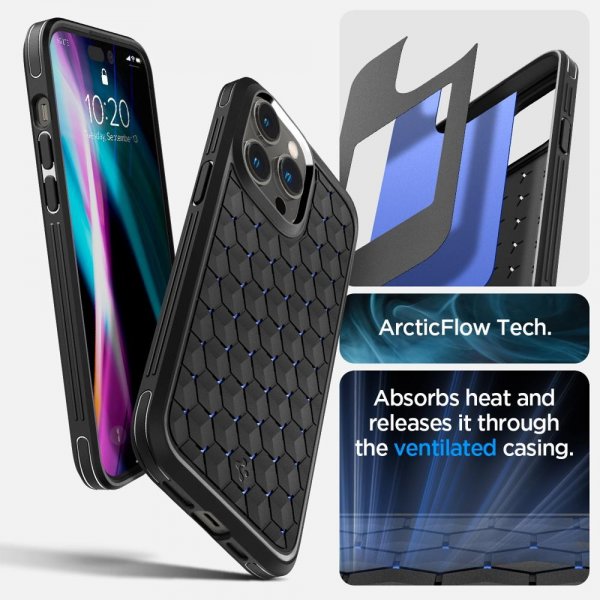 Spigen iPhone 14 Pro Cover Cryo Armor Mat Sort