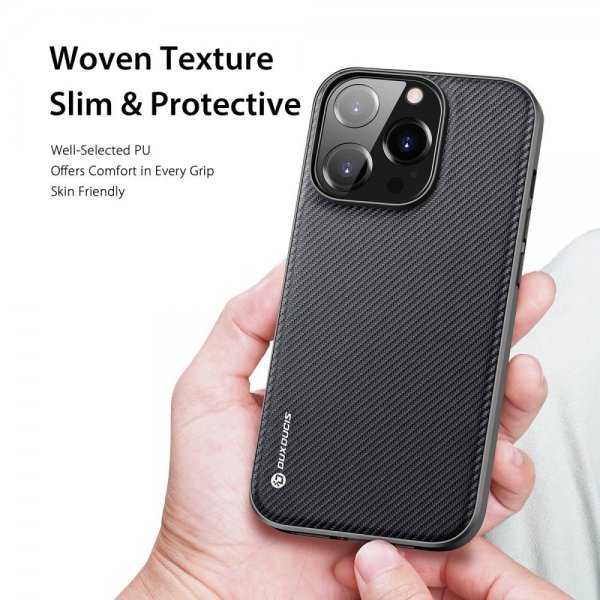 Dux Ducis iPhone 14 Pro Cover FINO Series Sort