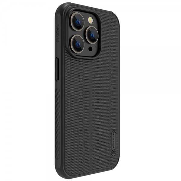 Nillkin iPhone 14 Pro Cover Frosted Shield Pro MagSafe Sort