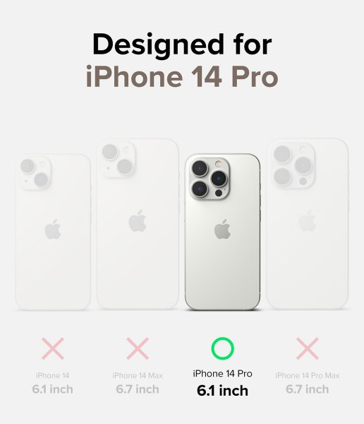 Ringke iPhone 14 Pro Cover Fusion Card Clear