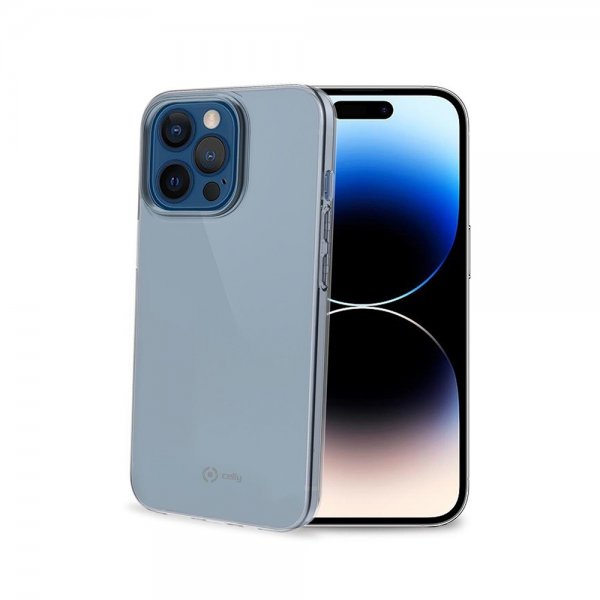 Celly iPhone 14 Pro Cover GELSKIN Transparent