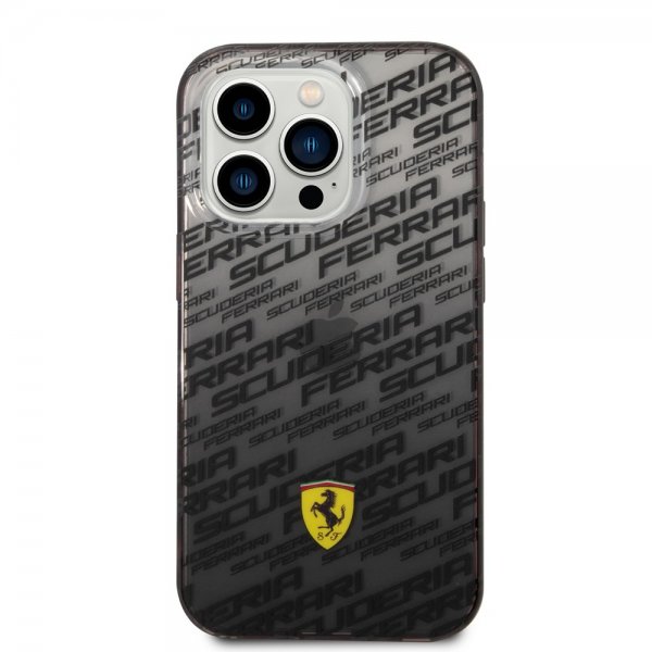 Ferrari iPhone 14 Pro Cover Gradient Scuderia Sort