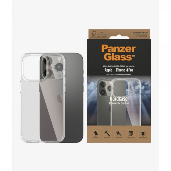 PanzerGlass iPhone 14 Pro HardCase Gennemsigtig