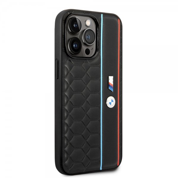 BMW iPhone 14 Pro Cover Hexagonal Pattern Sort